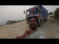 Heavy truck driving on Extreme off road | Skilled nepali truck driver | Katari to Ghurmi Road