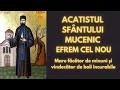 Acatistul Sfântului Mucenic Efrem cel Nou, Mare făcător de minuni și vindecător de boli incurabile