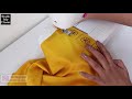 Stylish A - Line Top with Rectangle Yoke  | DIY Designer Yoke Top Cutting and Stitching