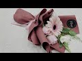 Simple Flower Bouquet Wrapping Tutorial | Flower Bouquet Wrapping Technique & Ideas | 非洲菊花束包装 | 花藝教學