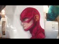 Drawing My Friend As The Flash For His Birthday