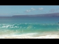 Playing with the waves at Big Beach (Makena), Maui
