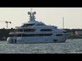 Yacht Vive la Vie leaving Klaipeda Port