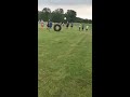 Kid rolls down hill in tire on the last day of school