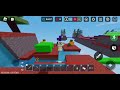 I used the ZENITH kit inside Roblox Bedwars and its OP...