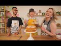 Lemon & Amaretti Jubilee Party Cake with wildflower decoration | Cupcake Jemma