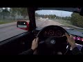 BMW E30 V8 SWAPPED HIGHWAY DRIVE POV