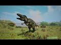 My first fights as Absentia's Acrocanthosaurus 🦖 PATH OF TITANS ★ DEMO