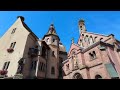 Eguisheim France 4k video 🇫🇷 Most Beautiful Places in France - Alsace Village Tour in Summer