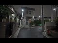 4K・ Night Tokyo walk from Meidaimae to Takaido・4K HDR