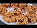 Tasty Diet Cookies With Oats And Apples In 5 Minutes! No Sugar, No Flour, No Butter!