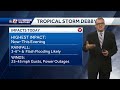 Debby Forecast Update Aug. 8: Heavy rainbands moving through North Carolina