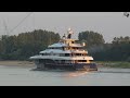 Yacht ARIENCE arrived for service at Abeking and Rasmussen shipyard