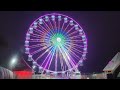 Giant Ferris Wheel At Night Amazing Colours