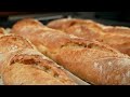 French Baguettes at Home - Easy recipe with crispy crust - NO KNEAD!