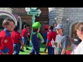 NEW! Mario & Luigi meet and greet fans at Super Nintendo World in the Universal Studios Hollywood