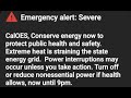 #FlexAlert California Energy Crisis