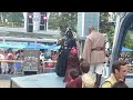 Girl turns to the dark side at disneyland