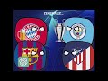 Predicción Cuartos de Final UEFA Champions League 2023/2024 Countryballs