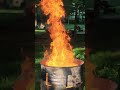 Fire Tornado! Vortex burn barrel! #shorts