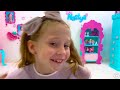 Nastya and her friend Evelyn's birthday. Story for kids