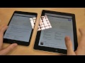 iPad Mini vs. iPad 4 Comparison