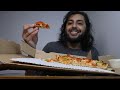 Have you ever had a BUTTER CHICKEN PIZZA BEFORE?! | Pizza Fiamma Mukbang/Review