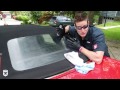 How to Clean Convertible Top & Restore 