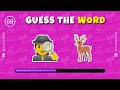Guess the Word by Emoji | Emoji Quiz 2024