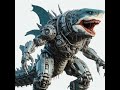 Mecha Sharkjira (Custom Roars)