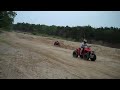 Some fun in the sand pit at Red River MC Trails