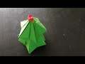 How to Make an Origami Christmas Tree