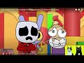 RAGATHA Y JAX SE CASAN?! The Amazing Digital Circus Animación / Reacción de gatitos Luna y Estrella