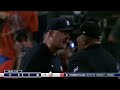 Tigers Manager A.J. Hinch ejected after arguing strike call on Javy Baez.