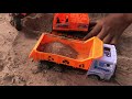 Toy car Excavator and Land truck