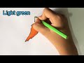 How to draw a carrot easily.ll🥕🥕🥕llHow to draw a carrot for beginners.