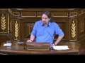 Pablo Iglesias: Ace Deputy Sesión de Investidura