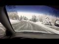 Go Pro Video Test, Driving through todays weather