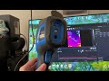 Topdon TC004 Thermal Camera. 256x192 25FPS high frame rate IR tool compared to other brands.