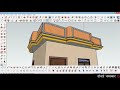 How to make Parapet wall in SketchUp.