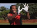 Adjusting to the ball (Larry Fitzgerald)