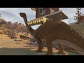 Caravan CAMP on a DINOSAUR Build Fallout 76 Tutorial