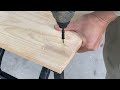 DIY - Craftsman's Ideas // How To Make a Smart Folding Desk At Home // Smart folding metal tool !!