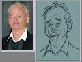 3/6- JoeBluhm paints a Bill Murray cartoon