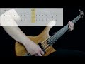 America - A Horse With No Name (Bass Cover) (Play Along Tabs In Video)