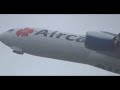 Foggy takeoff Airbus A330-900neo takeoff, listen to the sound of the Rolls Royce Trent 7000 turbofan