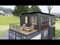 Shipping Container House | Modern 2-Storey Container House With 3 Bedrooms And Garage