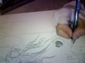 Yusuke Murata drawing Tatsumaki (Tornado) [USTREAM]