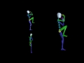 Female Side Kick High - 3ds Max Animation