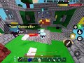 Spawn killing some noobs😀😎 (Roblox BedWars)